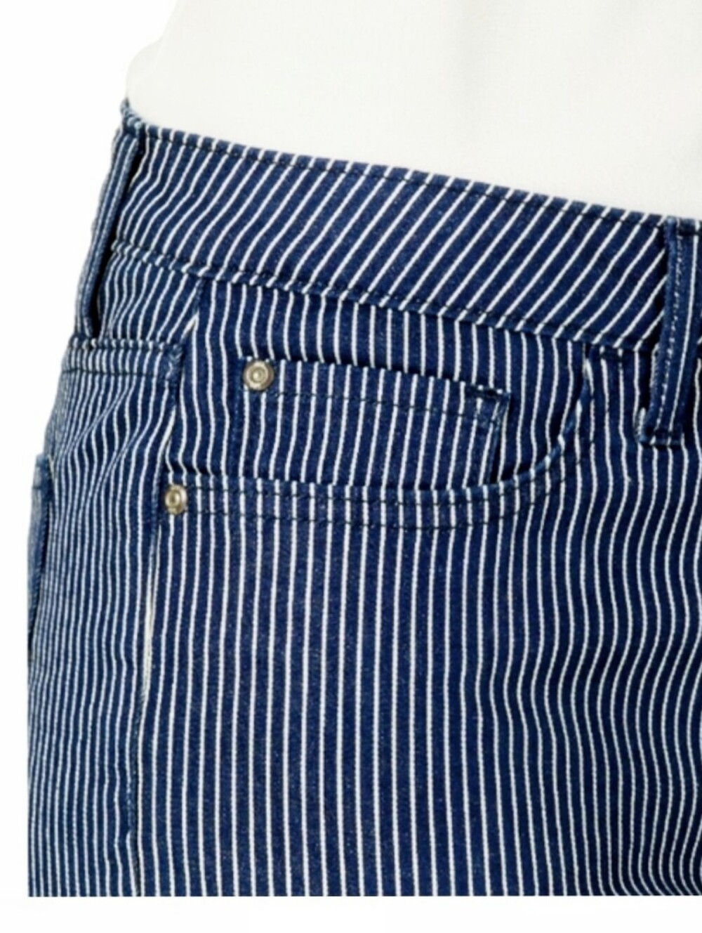 CROFT & BARROW Striped Blue Shorts